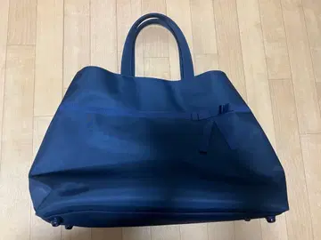 네이비 토트백 해피 클로버