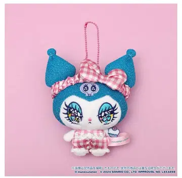 정품 가슴 두근 전시회 x 산리오 봉제 인형 키링 쿠로미