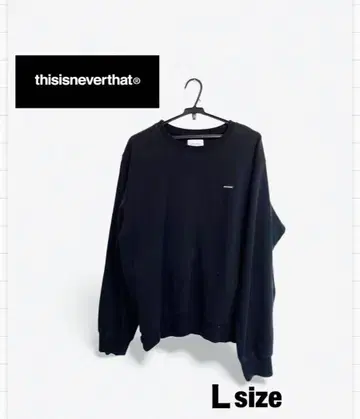 thisisneverthat 맨투맨 코튼 L 사이즈