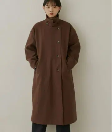 Aunt Marie's 스탠드 카라 3WAY 롱 코트