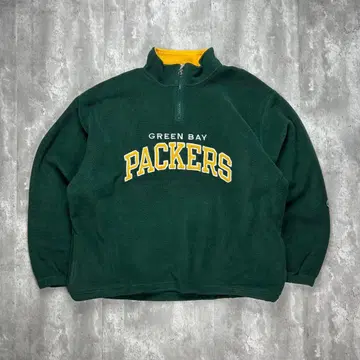 챔피온 NFL 전 자수 패커스 하프 지퍼 플리스 자켓 6033