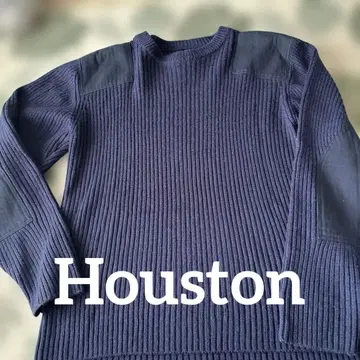 Houston 리브 스웨터 레귤러 X-LARGE 네이비