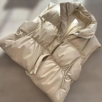 새상품급 야마다야 Vin 인조 가죽 충전솜 베스트