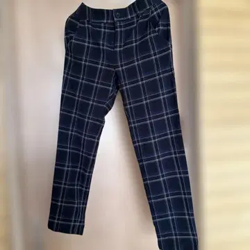 트로아 하이텐션 스트레치 체크 팬츠