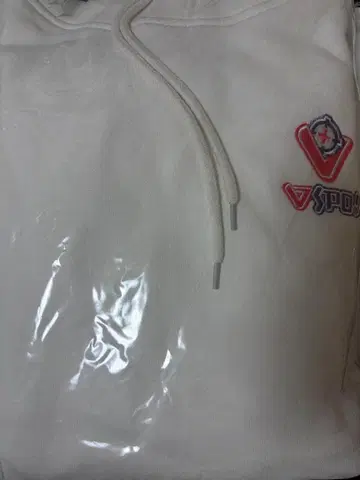 브이스포! 오리지널 후드티 화이트 L