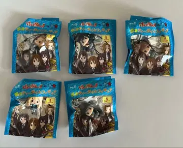 케이온 아침 식사 티타임 피규어 전 5종 세트 미개봉 당시물