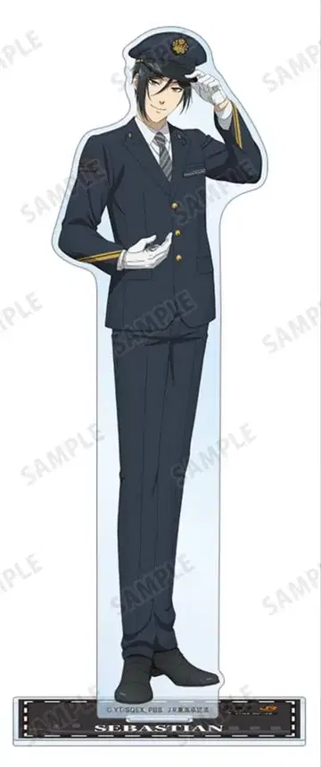 블랙 집사 역무원ver. BIG 아크릴 스탠드 세바스찬