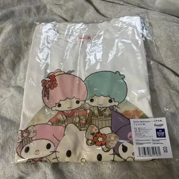 에도 대오쿠 산리오 캐릭터 T셔츠 M 새상품
