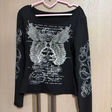 y2k 헤이세이 갸루 다크 코켓 v계 긴팔