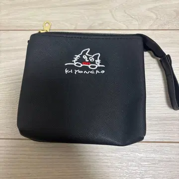 키요 고양이 블랙 파우치