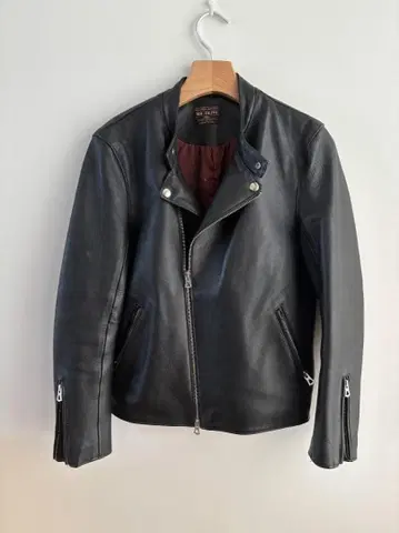 Mr.Olive 세미 더블 라이더 자켓/소가죽 SMALL 가죽