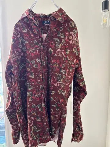 MANIC 플라워 프린트 긴팔 셔츠