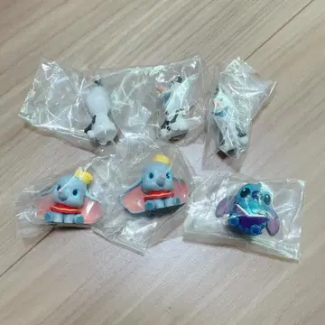 디즈니 기다림 2 6개 세트 덤보 스티치 올라프