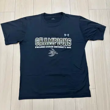 칸가쿠 라크로스 Under Armour 블랙 T셔츠 챔피온 2015