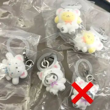 산리오 메지루시 액세서리 폭신폭신 스노우 시나몬 쿠로미 푸딩 세트