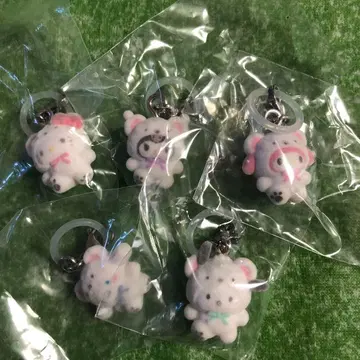 산리오 포근포근 스노우 가챠 5종