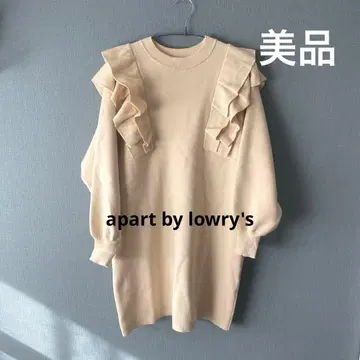 apart by lowrys 프릴 니트 원피스 스웨터 튜닉
