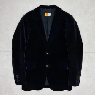 E.Z BY ZEGNA 벨로아 테일러드 자켓 블랙 블레이저 제냐