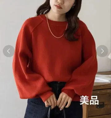 DISCOAT 맨투맨 라이크 숏 풀오버 새상품급