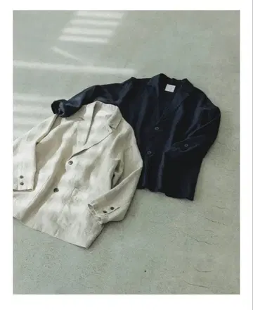 카구레 콜라보 프렌치 린넨 테일러드 자켓