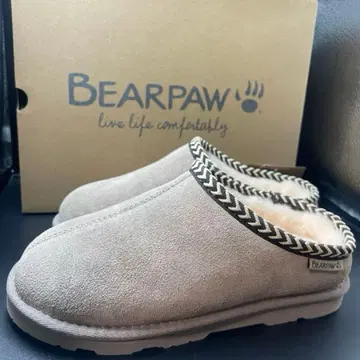 [ 미사용 ] 베어파우 Tabitha 무스탕 슬립온 23cm 매쉬룸