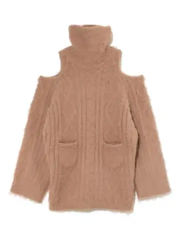 Allyn cable knit dress mocha