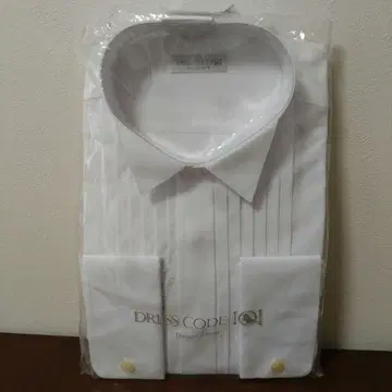 DRESS CODE 101 화이트 플리츠 와이셔츠 드레스 코드 LL