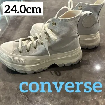[컨디션 최상] converse 통굽 스니커즈 24cm 그레이