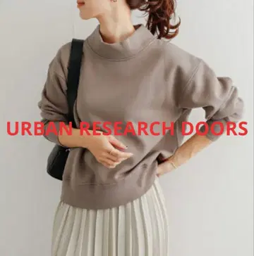 [ URBAN RESEARCH DOORS ] 속기모 보틀넥 풀오버 모카