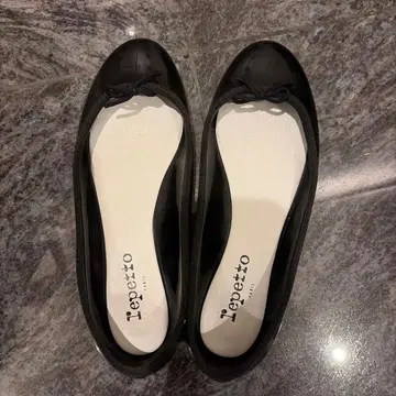 레페토 블랙 레인 펌프스 37