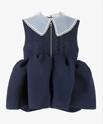 Bibiy. ANGIE SLEEVELESS JACKET 네이비