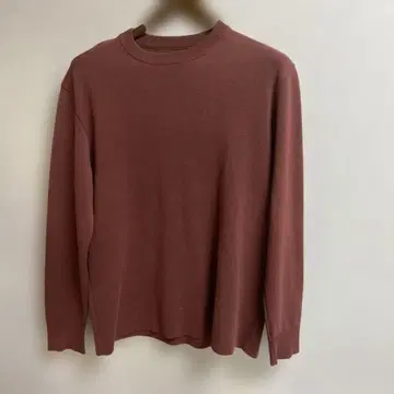 새상품급 UNITED TOKYO 다크 로즈 홍차색 니트 스웨터 사이즈 2