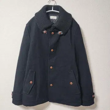 NANO UNIVERSE 네이비 돈키 코트 울 자켓 42