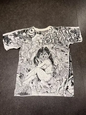 90's PUSHEAD 올 패턴 티셔츠 T shirt