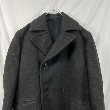 슬로바키아 국영 기업 novodev 중후한 느낌 울 피코트 빈티지