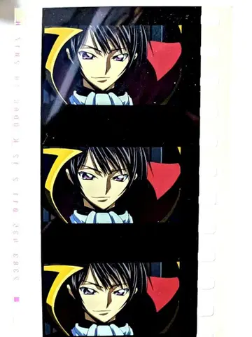 코드 기어스 반역의 를르슈 흥도 필름 조각 입 움직임 있음