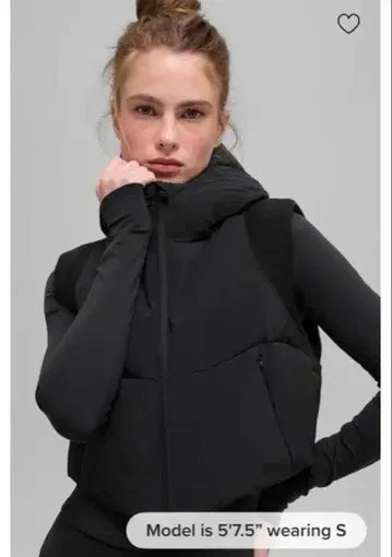 alo Fast Lane Puffer Vest - Black