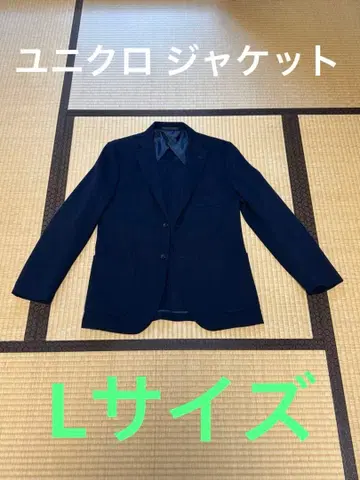 유니클로 안감 없는 네이비 자켓 L 사이즈 새상품급