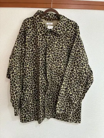 페르슈 레오파드 무늬 아우터 커버올