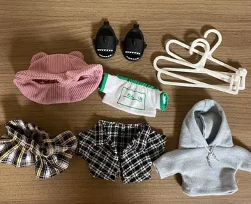 봉제 인형 옷 갈아입기 의류 세트 샌들 포함 옷 활동