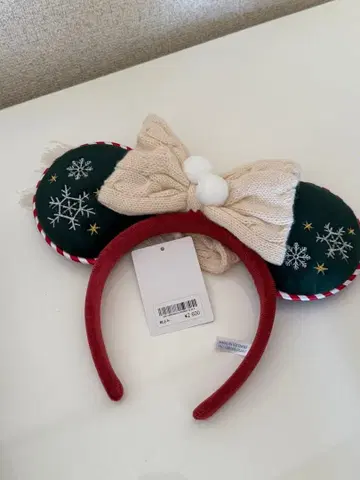 도쿄 디즈니 리조트 크리스마스 머리띠 2025 그린