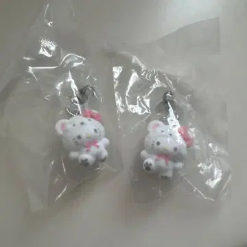 산리오 메지루시 액세서리 포근포근 스노우 키티 2개 세트