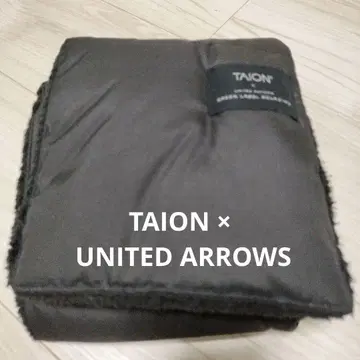 TAION x UNITED ARROWS 블랙 머플러