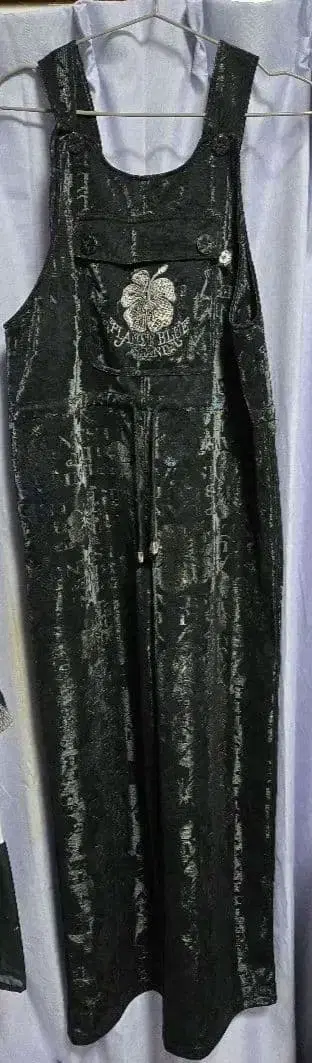 [ 플래닛 블루 ] 오버롤 블랙