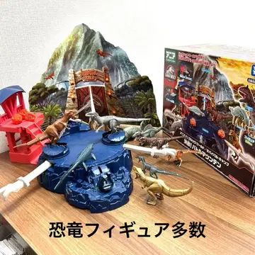 아니아 쥬라기 월드 공룡 피규어 배틀 마운틴 박스 포함