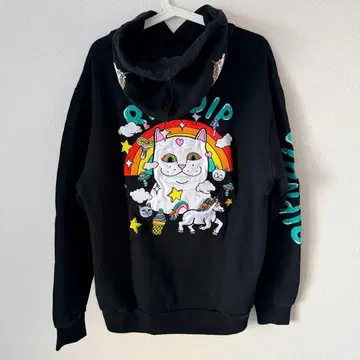 RIPNDIP 자수 후드티 유니콘 후디