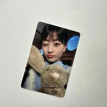 twice with you-th 인가 지효 사전투표 트레이딩 카드