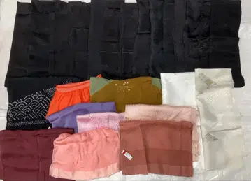 기모노 잡화 오비 장식 천 다테지메 묶음 판매 리메이크 전통