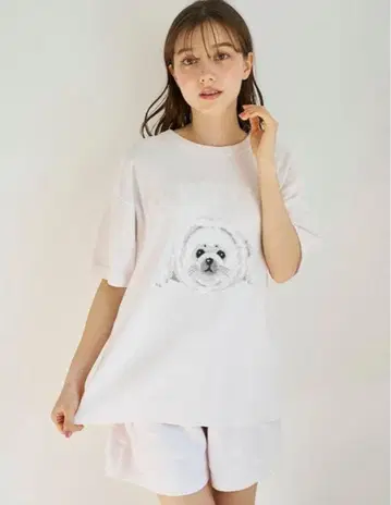 [ 새상품 ] gelato pique 물범 자카드 풀오버 & 숏팬츠