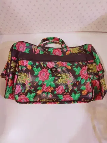 페이러 보스턴 백 꽃무늬 여행 가방